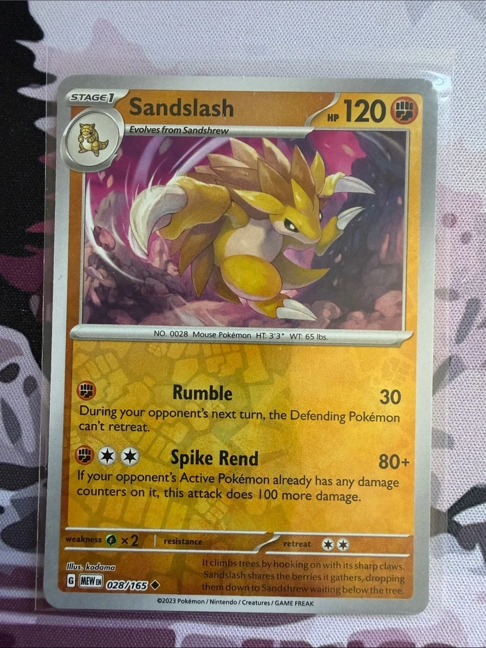 Sandshrew & Sandslash Reverse Holo Pokémon Card Lot | 3 Cards ✨5/$25✨